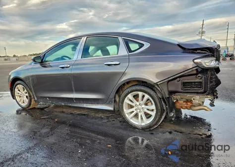 2016 Chrysler 200 Limited z USA, uszkodzony, nr VIN 1C3CCCAB9GN168890